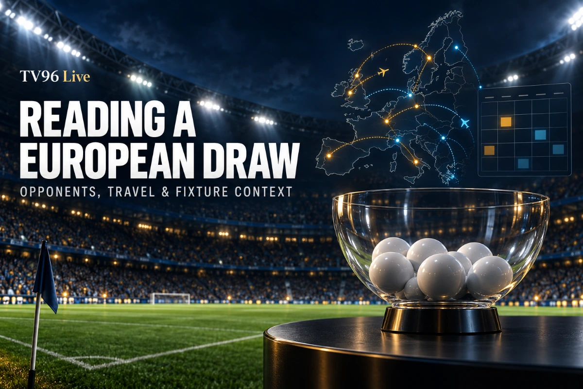 Reading a European draw: opponents, travel and fixture context - TV96 Live